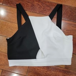 Abstract crop top